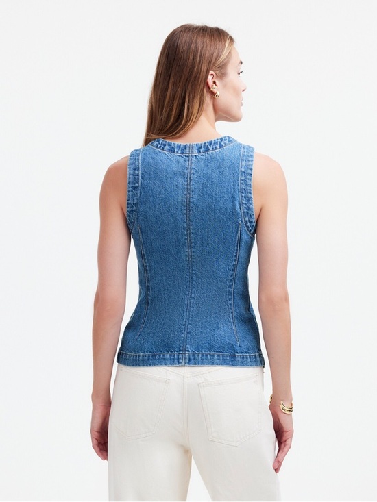 NWT Madewell Denim Vest - Picture 4 of 6
